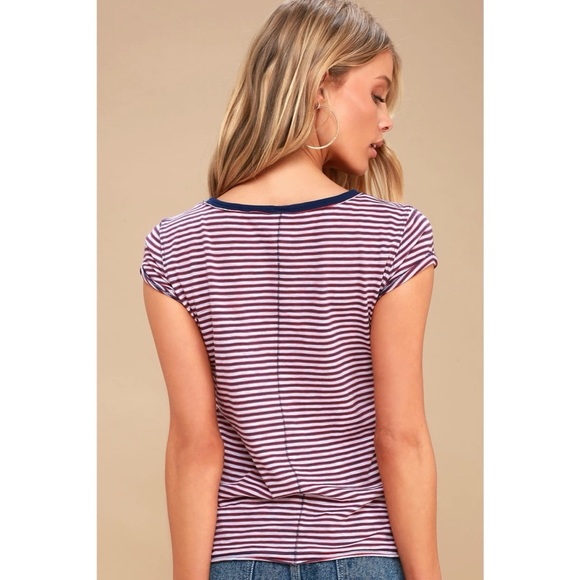 ✨Free People Striped Tee✨ - Picture 2 of 9